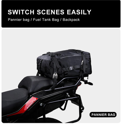 Motorbike Bag 10L-30L MTB Rear Rack Pannier Cycling Rear Seat Bag Shoulder Bag