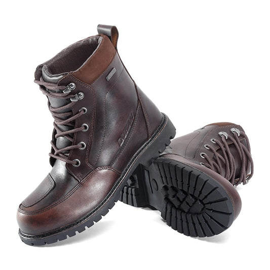 Men's Leather Cowhide Off-road Motorcycle Boots