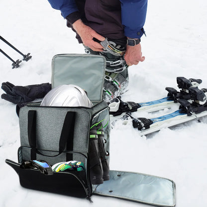 Ski Boot Bag Backpack Ski Boot Bag With Handles Crossbody Or Handheld Ski Equipment Bag For Helmets Boots Gloves Jacket