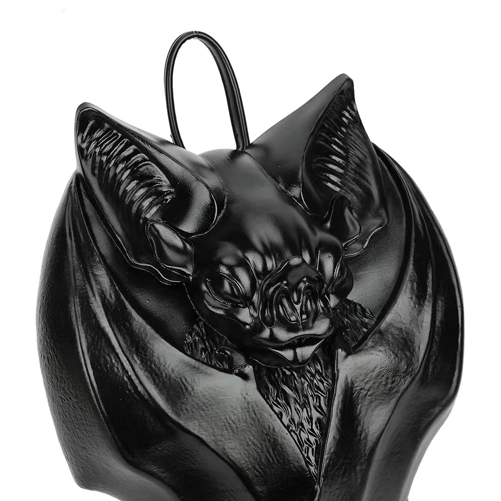 🎃🦇 Halloween Girl Gothic Bat Shaped Backpack Handbag