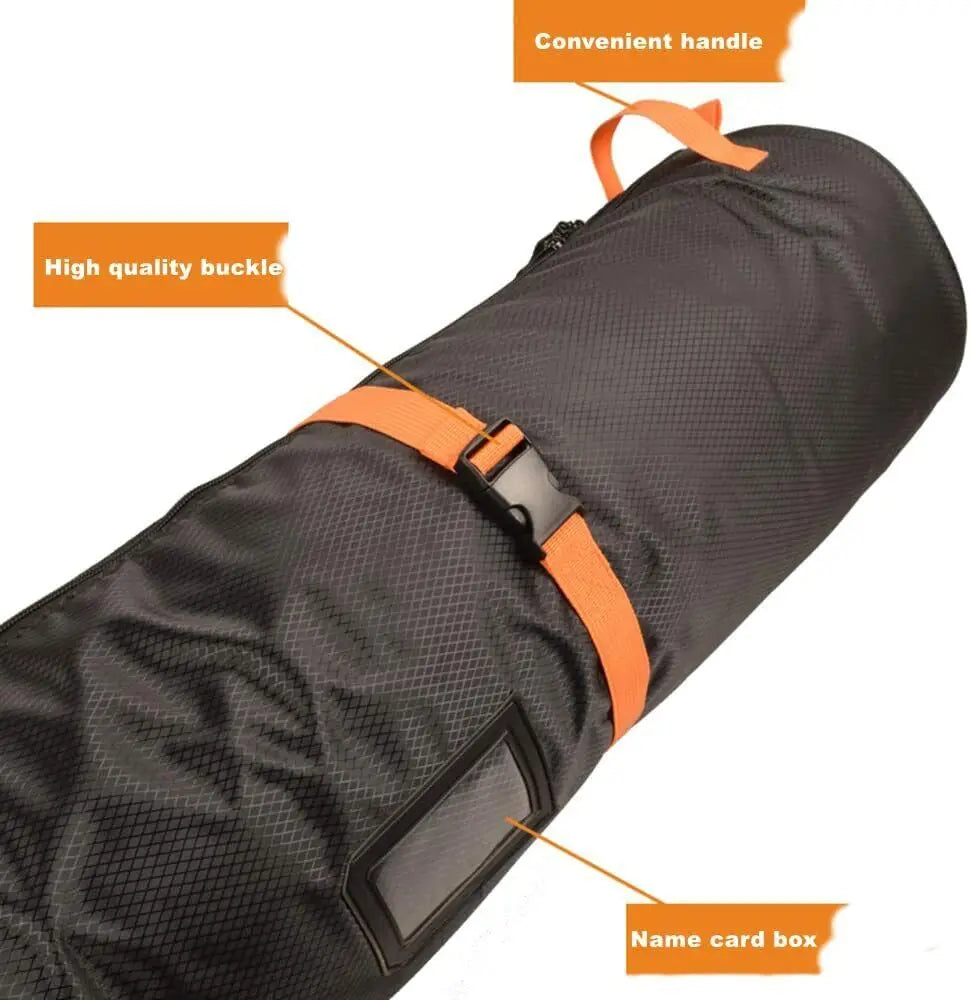 Fully Padded Single Ski Travel Bag Snowboard Storage Bag