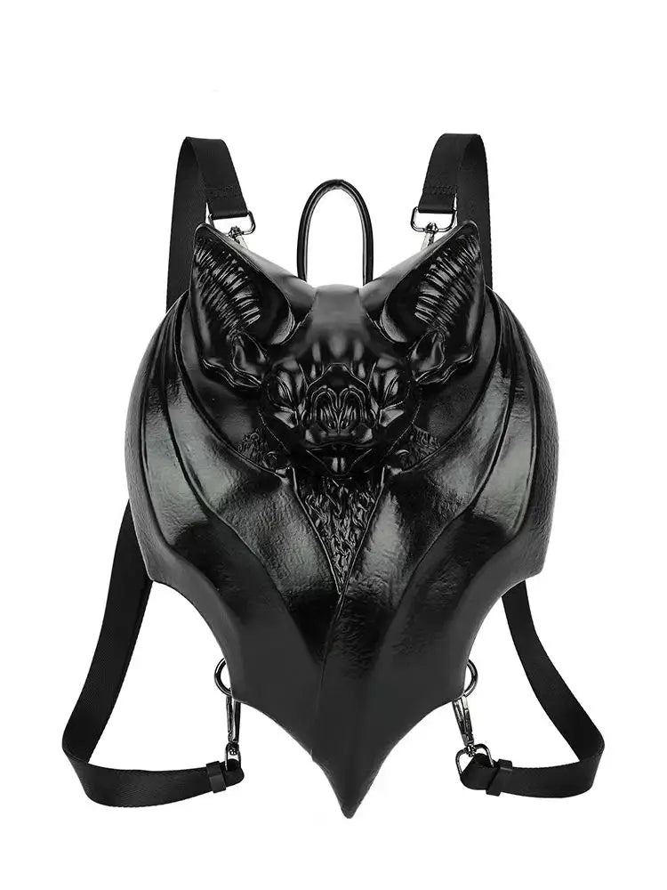 🎃🦇 Halloween Girl Gothic Bat Shaped Backpack Handbag