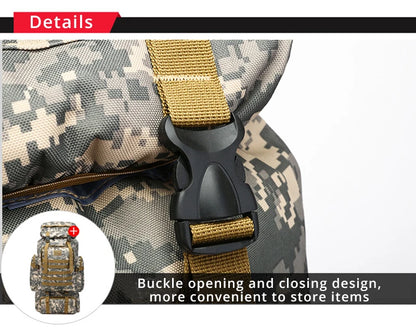 Travel Backpack Tactical Climbing Outdoor Hiking Camouflage Multifunctional Bag