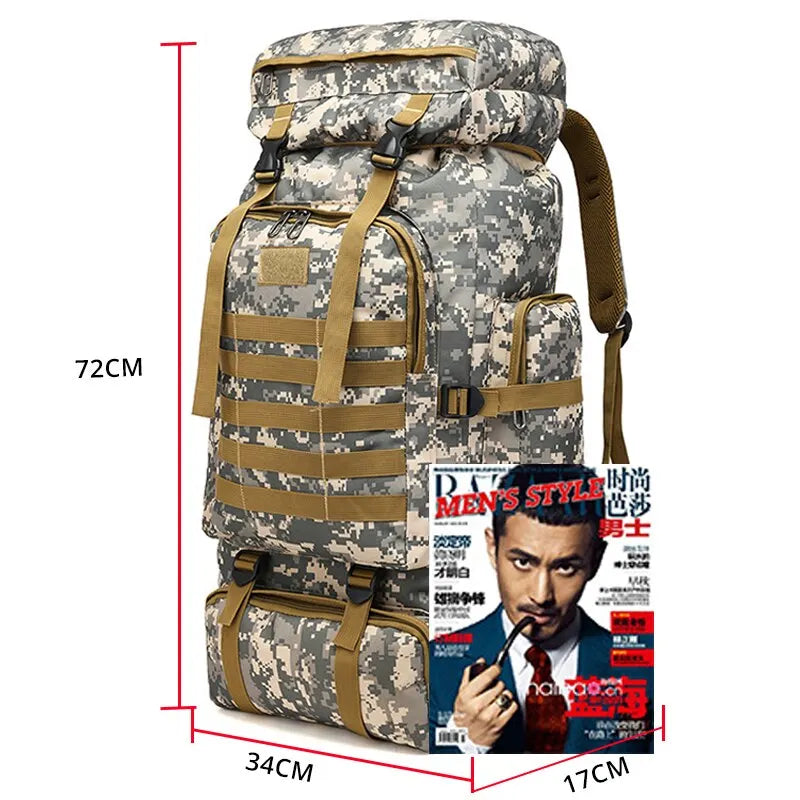 Travel Backpack Tactical Climbing Outdoor Hiking Camouflage Multifunctional Bag