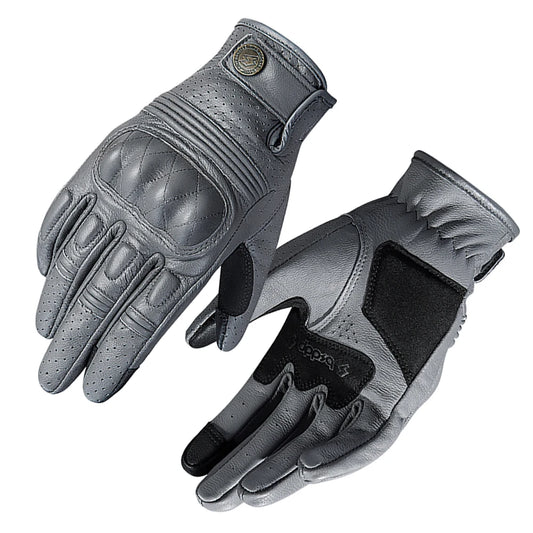 Motorcycle Gloves Perforated Leather Touch Screen Gloves