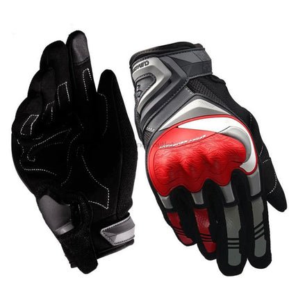 Motorcycle Gloves Breathable Full Finger Protective Touch Screen