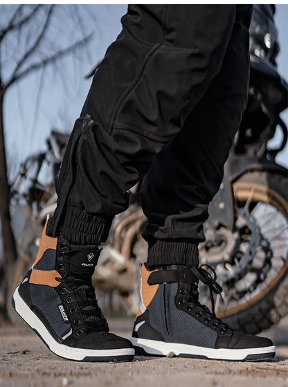 Motorcycle Riding Boots Summer Breathable Anti-fall Road Racing Four Season