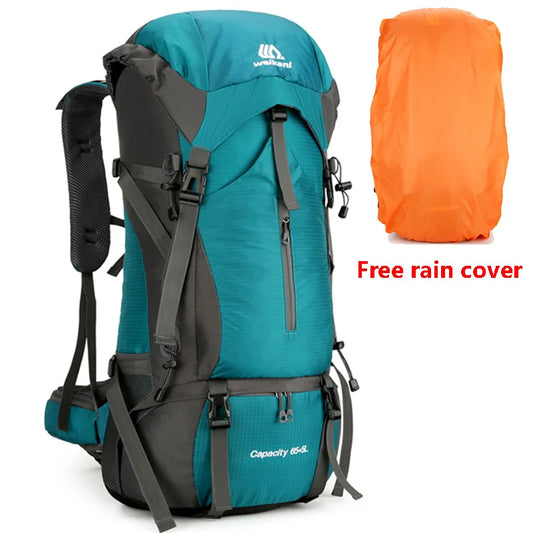 Camping Backpack Travel Bag With Rain Cover